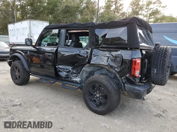 2022 Ford Bronco with VIN 1FMDE5BH0NLB86904, listed as a Copart auction lot 42948115 with 38,438 mi miles and Non Repairable. Bid and sale history available at DreamBid. Image 2.