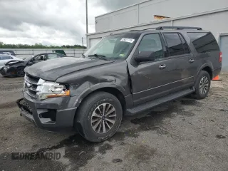 2015 Ford Expedition Max XLT z VIN 1FMJK1JTXFEF04981, wystawiony jako Copart lot #55827775 z przebiegiem 96 239 mil mil oraz Szkoda całkowita • Salvage title. Historia ofert i sprzedaży dostępna na DreamBid. Obrazek 1.