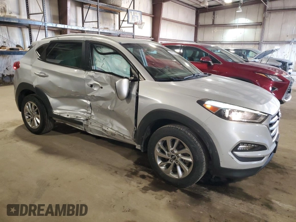2018 Hyundai Tucson SEL with VIN KM8J3CA43JU674390, listed as a Copart auction lot 42637225 with 65,658 mi miles and Salvage Title. Bid and sale history available at carsss.com. Image 4.