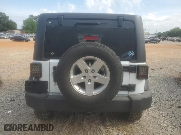 2017 Jeep Wrangler Unlimited Sport with VIN 1C4BJWDG6HL709901, listed as a Copart auction lot 55262645 with 100,887 mi miles and Salvage title. Bid and sale history available at DreamBid. Image 6.