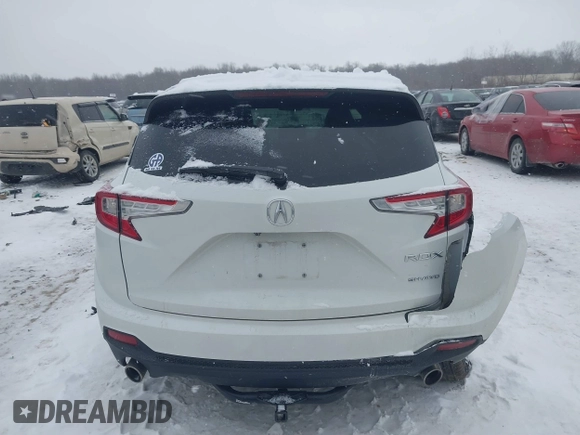 2021 Acura RDX with VIN 5J8TC2H38ML030755, listed as a IAAI auction lot 41258651 with 58,008 mi miles. Bid and sale history available at carsss.com. Image 16.