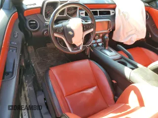2015 Chevrolet Camaro SS with VIN 2G1FK1EJ4F9305438, listed as a Copart auction lot 58135185 with 62,966 mi miles and Salvage title. Bid and sale history available at DreamBid. Image 8.