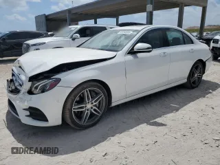 2017 Mercedes-Benz E-Class E 300 Luxury with VIN WDDZF4JB0HA214771, listed as a Copart auction lot 53294695 with 50,203 mi miles and Salvage Title. Bid and sale history available at carsss.com. Image 1.