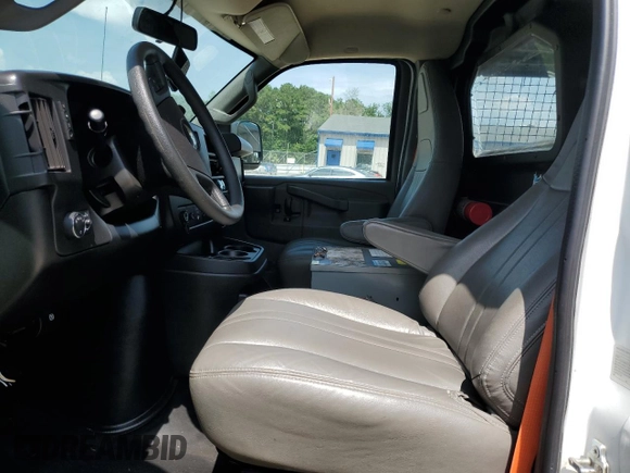 2018 Chevrolet Express Cargo with VIN 1GCWGAFPXJ1181166, listed as a Copart auction lot 59928365 with Not provided miles and Clean title. Bid and sale history available at DreamBid. Image 7.