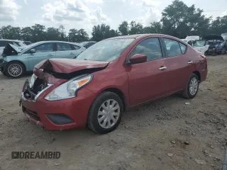 2017 Nissan Versa SV with VIN 3N1CN7AP2HK446497, listed as a Copart auction lot 62726875 with 131,748 mi miles and Salvage title. Bid and sale history available at DreamBid. Image 1.
