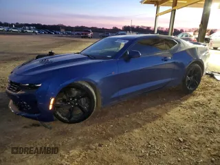 2023 Chevrolet Camaro LT1 with VIN 1G1FF1R77P0130441, listed as a Copart auction lot 84910704 with 76,275 mi miles and Salvage Title. Bid and sale history available at DreamBid. Image 1.