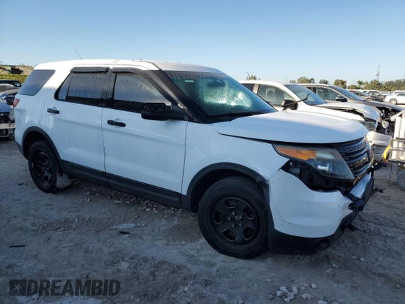 2015 Ford Utility Police Interceptor with VIN 1FM5K8AR7FGC26673, listed as a Copart auction lot 89396895 with 62,018 mi miles and Salvage Title. Bid and sale history available at carsss.com. Image 4.