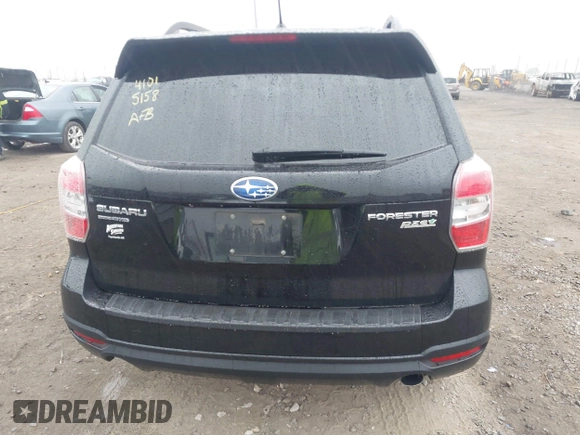 2015 Subaru Forester 2.5i Limited with VIN JF2SJAHC4FH541509, listed as a IAAI auction lot 41015158 with 100,091 mi miles. Bid and sale history available at carsss.com. Image 16.