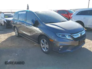 2019 Honda Odyssey EX-L z VIN 5FNRL6H70KB120033, wystawiony jako IAAI lot #41259583 z przebiegiem Nie podano mil oraz . Historia ofert i sprzedaży dostępna na DreamBid. Obrazek 1.