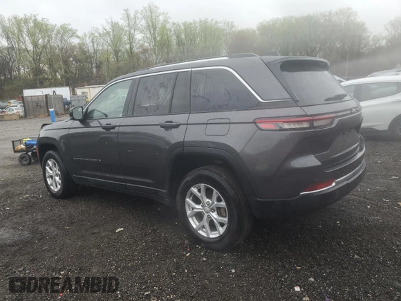 2023 Jeep Grand Cherokee Limited with VIN 1C4RJGBG3PC544444, listed as a Copart auction lot 51910505 with 36,923 mi miles and Salvage title. Bid and sale history available at DreamBid. Image 2.