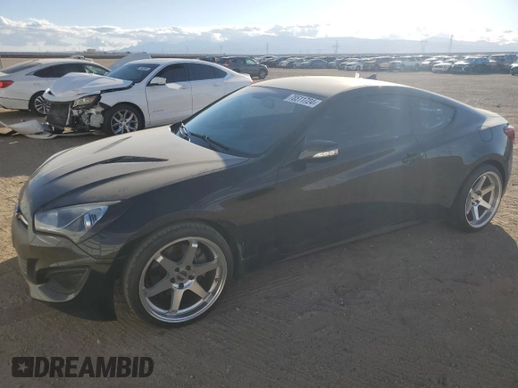 2016 Hyundai Genesis Coupe 3.8L Base with VIN KMHHT6KJ6GU136215, listed as a Copart auction lot 78511724 with 55,533 mi miles and Salvage Title. Bid and sale history available at carsss.com. Image 1.