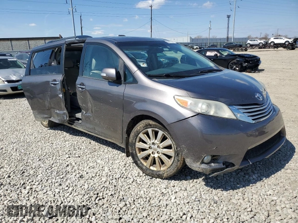 2014 Toyota Sienna Ltd with VIN 5TDDK3DC8ES093131, listed as a Copart auction lot 50407045 with 0 mi miles and Salvage Title. Bid and sale history available at carsss.com. Image 4.