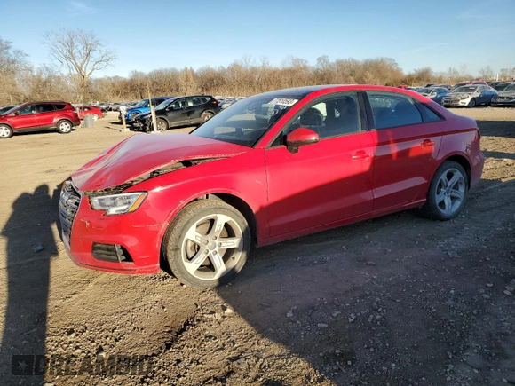 2017 Audi A3 Sedan Premium with VIN WAUB8GFF0H1025943, listed as a Copart auction lot 77510593 with 66,485 mi miles. Bid and sale history available at carsss.com. Image 1.