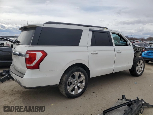 2020 Ford Expedition Max XLT with VIN 1FMJK1JT4LEA46446, listed as a Copart auction lot 46947865 with 80,147 mi miles and Salvage title. Bid and sale history available at DreamBid. Image 3.