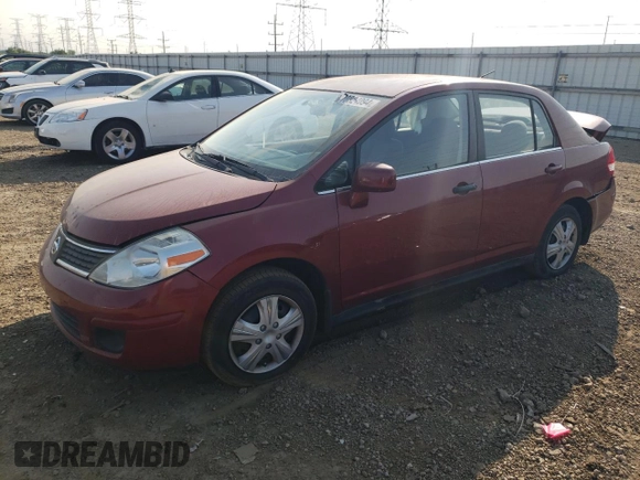 2008 Nissan Versa 1.8 S with VIN 3N1BC11E58L417857, listed as a Copart auction lot 70824094 with 163,032 mi miles and Salvage Title. Bid and sale history available at carsss.com. Image 1.