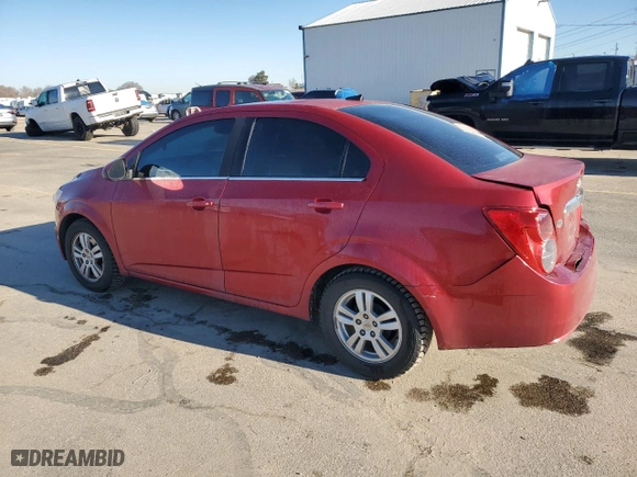 2012 Chevrolet Sonic LT with VIN 1G1JC5SHXC4119112, listed as a Copart auction lot 47313665 with 141,587 mi miles and Salvage Title. Bid and sale history available at carsss.com. Image 2.