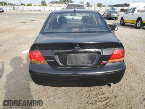 2006 Mitsubishi Lancer ES with VIN JA3AJ26E86U068501, listed as a Copart auction lot 43342174 with 146,621 mi miles and Salvage Title. Bid and sale history available at carsss.com. Image 6.