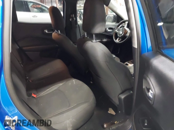 2019 Jeep Compass Sport with VIN 3C4NJCAB6KT649781, listed as a IAAI auction lot 41908611 with 117,479 mi miles and . Bid and sale history available at DreamBid. Image 8.