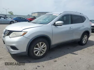 2016 Nissan Rogue SV with VIN KNMAT2MV7GP656419, listed as a Copart auction lot 61919624 with 150,394 mi miles and Salvage Title. Bid and sale history available at carsss.com. Image 1.