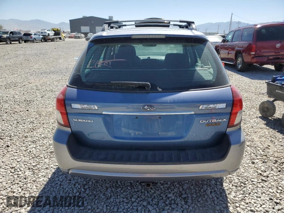 2008 Subaru Outback with VIN 4S4BP60CX87345729, listed as a Copart auction lot 61358935 with 137,932 mi miles and Salvage title. Bid and sale history available at DreamBid. Image 6.