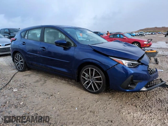 2024 Subaru Impreza Sport with VIN JF1GUAFC6R8393226, listed as a Copart auction lot 51540205 with 2,168 mi miles and Salvage Title. Bid and sale history available at carsss.com. Image 14.