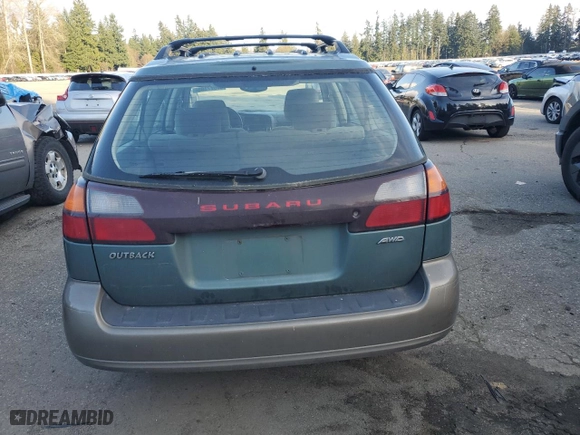 2004 Subaru Legacy Wagon (Natl) Outback with VIN 4S3BH675X47633334, listed as a Copart auction lot 47327385 with 229,331 mi miles and Salvage Title. Bid and sale history available at carsss.com. Image 6.