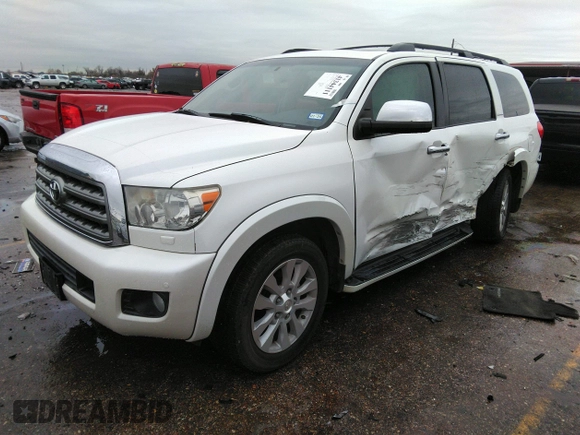 2015 Toyota Sequoia Platinum with VIN 5TDDW5G1XFS119997, listed as a IAAI auction lot 41344111 with 232,028 mi miles and . Bid and sale history available at DreamBid. Image 17.