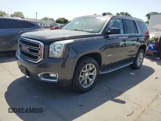 2015 GMC Yukon SLT z VIN 1GKS1BKC3FR521974, wystawiony jako Copart lot #54383435 z przebiegiem 126 967 mil mil oraz Szkoda całkowita • Salvage title. Historia ofert i sprzedaży dostępna na DreamBid. Obrazek 1.
