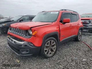 2017 Jeep Renegade Latitude with VIN ZACCJABB6HPF50548, listed as a Copart auction lot 46526075 with NaN miles and Salvage Title. Bid and sale history available at carsss.com. Image 1.