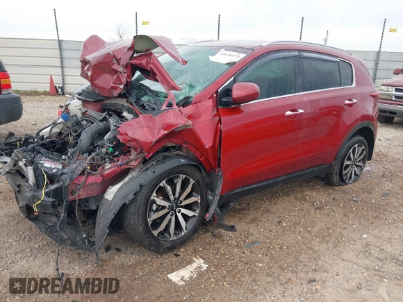 2017 Kia Sportage EX with VIN KNDPN3AC8H7124045, listed as a IAAI auction lot 41656874 with 1 mi miles. Bid and sale history available at carsss.com. Image 16.