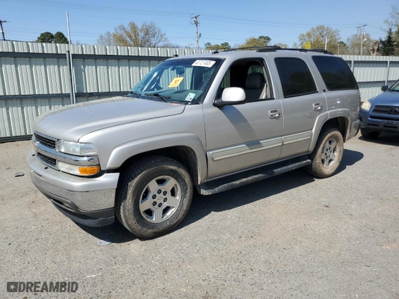 2005 Chevrolet Tahoe LT with VIN 1GNEC13T85R101175, listed as a Copart auction lot 49727485 with 187,301 mi miles and Salvage Title. Bid and sale history available at carsss.com. Image 1.