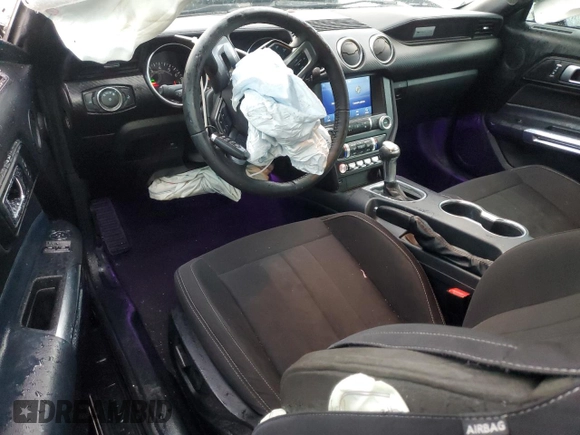 2021 Ford Mustang EcoBoost with VIN 1FA6P8THXM5110929, listed as a Copart auction lot 45425395 with 73,587 mi miles and Salvage Title. Bid and sale history available at carsss.com. Image 8.
