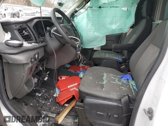 2021 Ford Transit with VIN 1FDBR1CG7MKB02589, listed as a Copart auction lot 88372545 with Not provided miles and Salvage title. Bid and sale history available at DreamBid. Image 7.