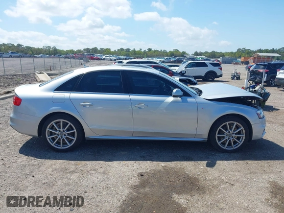 2014 Audi A4 Premium Plus with VIN WAUEFAFL6EN005948, listed as a IAAI auction lot 41923138 with 129,715 mi miles. Bid and sale history available at carsss.com. Image 13.