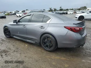2020 Infiniti Q50 3.0t LUXE with VIN JN1EV7AP3LM203637, listed as a Copart auction lot 48579525 with 79,647 mi miles and Salvage Title. Bid and sale history available at carsss.com. Image 2.