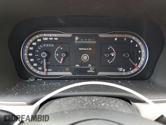 2024 Hyundai Tucson SEL with VIN 5NMJBCDE3RH410732, listed as a Copart auction lot 45792445 with 6,995 mi miles and Salvage Title. Bid and sale history available at carsss.com. Image 9.
