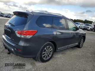 2014 Nissan Pathfinder SL with VIN 5N1AR2MNXEC665078, listed as a Copart auction lot 77375534 with 142,691 mi miles and Clean Title. Bid and sale history available at DreamBid. Image 3.