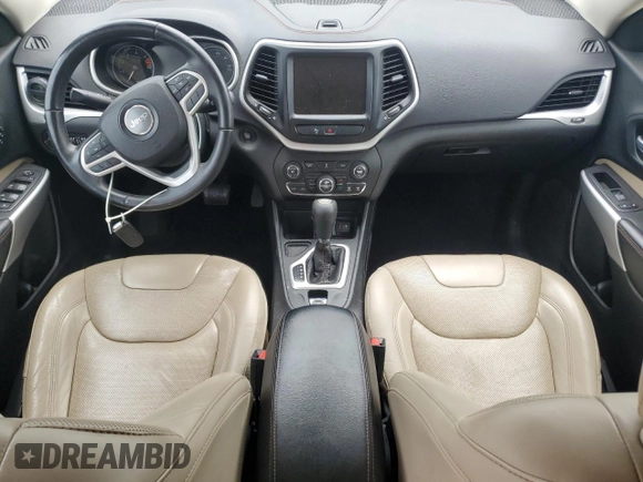 2017 Jeep Cherokee Limited с VIN 1C4PJLDB0HW619554, выставлен на аукционе Copart как лот 58016145 с пробегом Не указан миль и Списание • Salvage title. История ставок и продаж доступна на DreamBid. Изображение 8.