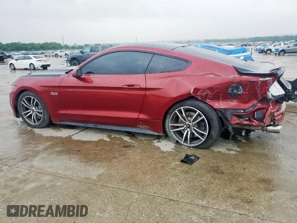 2017 Ford Mustang GT with VIN 1FA6P8CF9H5263452, listed as a Copart auction lot 55241845 with 31,650 mi miles and Salvage title. Bid and sale history available at DreamBid. Image 2.