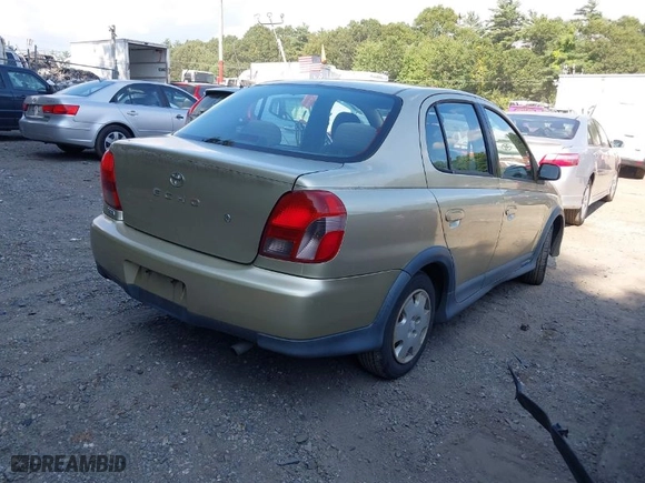 2000 Toyota ECHO with VIN JTDBT1239Y0041123, listed as a IAAI auction lot 40204011 with NaN miles. Bid and sale history available at carsss.com. Image 4.