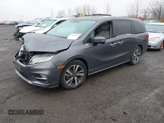 2019 Honda Odyssey Elite with VIN 5FNRL6H91KB048535, listed as a IAAI auction lot 40906579 with 37,322 mi miles and . Bid and sale history available at DreamBid. Image 22.