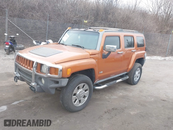 2007 Hummer H3 SUV with VIN 5GTDN13E878168876, listed as a IAAI auction lot 41496535 with 215,437 mi miles and . Bid and sale history available at DreamBid. Image 2.