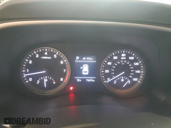 2020 Hyundai Tucson SEL with VIN KM8J3CAL9LU106977, listed as a Copart auction lot 61456665 with 73,674 mi miles and Salvage title. Bid and sale history available at DreamBid. Image 9.