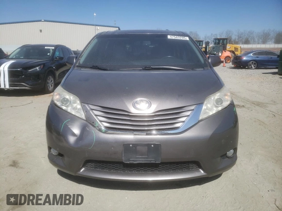 2016 Toyota Sienna XLE with VIN 5TDYK3DC8GS746237, listed as a Copart auction lot 47543295 with 124,888 mi miles and Salvage Title. Bid and sale history available at carsss.com. Image 5.