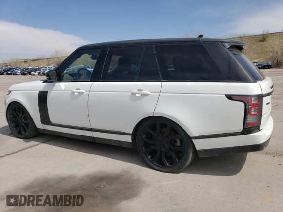 2016 Land Rover Range Rover Supercharged z VIN SALGS2EF2GA247809, wystawiony jako Copart lot #53366055 z przebiegiem 111 287 mil mil oraz Czysty tytuł • Clean title. Historia ofert i sprzedaży dostępna na DreamBid. Obrazek 2.