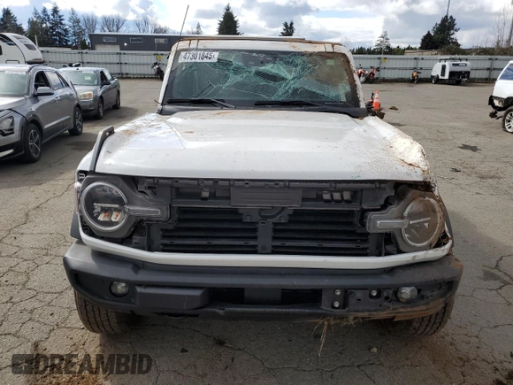 2023 Ford Bronco with VIN 1FMEE5BP0PLB59328, listed as a Copart auction lot 47301845 with 24,699 mi miles and Salvage Title. Bid and sale history available at carsss.com. Image 5.