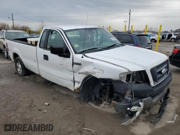 2005 Ford F-150 XL with VIN 1FTRF12W65NB56941, listed as a Copart auction lot 52200065 with 164,464 mi miles and Salvage title. Bid and sale history available at DreamBid. Image 4.