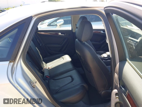 2012 Audi A4 2.0T Premium with VIN WAUAFAFL3CN020533, listed as a IAAI auction lot 42145563 with 112,275 mi miles. Bid and sale history available at carsss.com. Image 8.