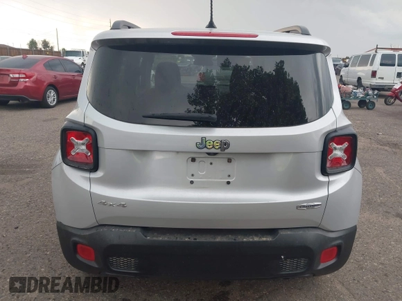 2017 Jeep Renegade Altitude with VIN ZACCJBBB2HPG36428, listed as a IAAI auction lot 42728630 with 162,318 mi miles and . Bid and sale history available at DreamBid. Image 16.