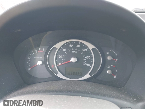 2007 Hyundai Tucson SE with VIN KM8JN12D57U591744, listed as a IAAI auction lot 41511882 with 259,397 mi miles. Bid and sale history available at carsss.com. Image 7.